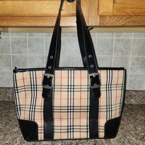 Burberry Tote Bag Purse"
